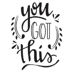 Darice A2 Embossing Folder - You Got This 