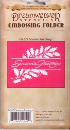 Seasons Greetings Embossing Folder