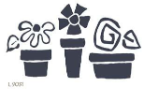 Row of Flower Pots