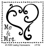 Mr.  & Mrs. with Heart