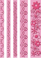 Cuttlebug Embossing Folder Borders (5) - Frills Cuttlebug Embossing Folder Borders (5) - Frills
