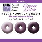 60 Round 1/8" Eyelets - Bazzill Velvet