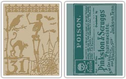 Sizzix Texture Fades Embossing Folders By Tim Holtz - Halloween Night/Poison