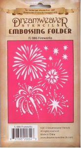 Fireworks Embossing Folder