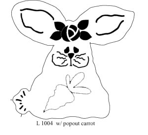 Rabbit with popout Carrot