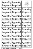 Senti-Metals Assembly Required - Stainless Steel