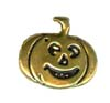 Pumpkin Jack o'Lantern brads - Gold