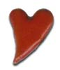 Whimsical Heart Brads - Red