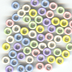 60 Round 1/8" Eyelets - Bazzill Spring Pastels